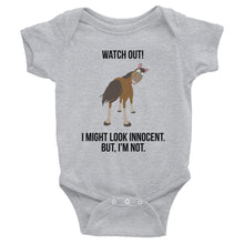 Load image into Gallery viewer, Not Innocent Infant Bodysuit
