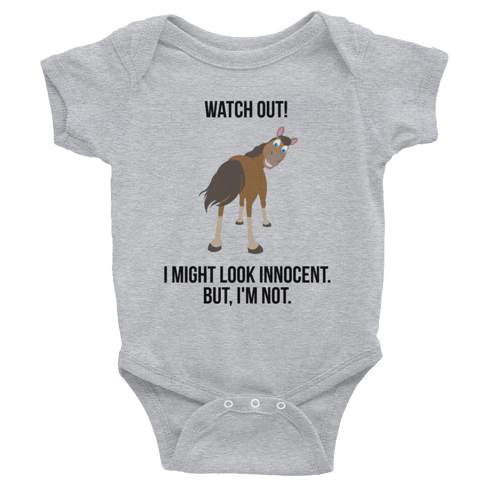 Not Innocent Infant Bodysuit