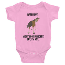 Load image into Gallery viewer, Not Innocent Infant Bodysuit
