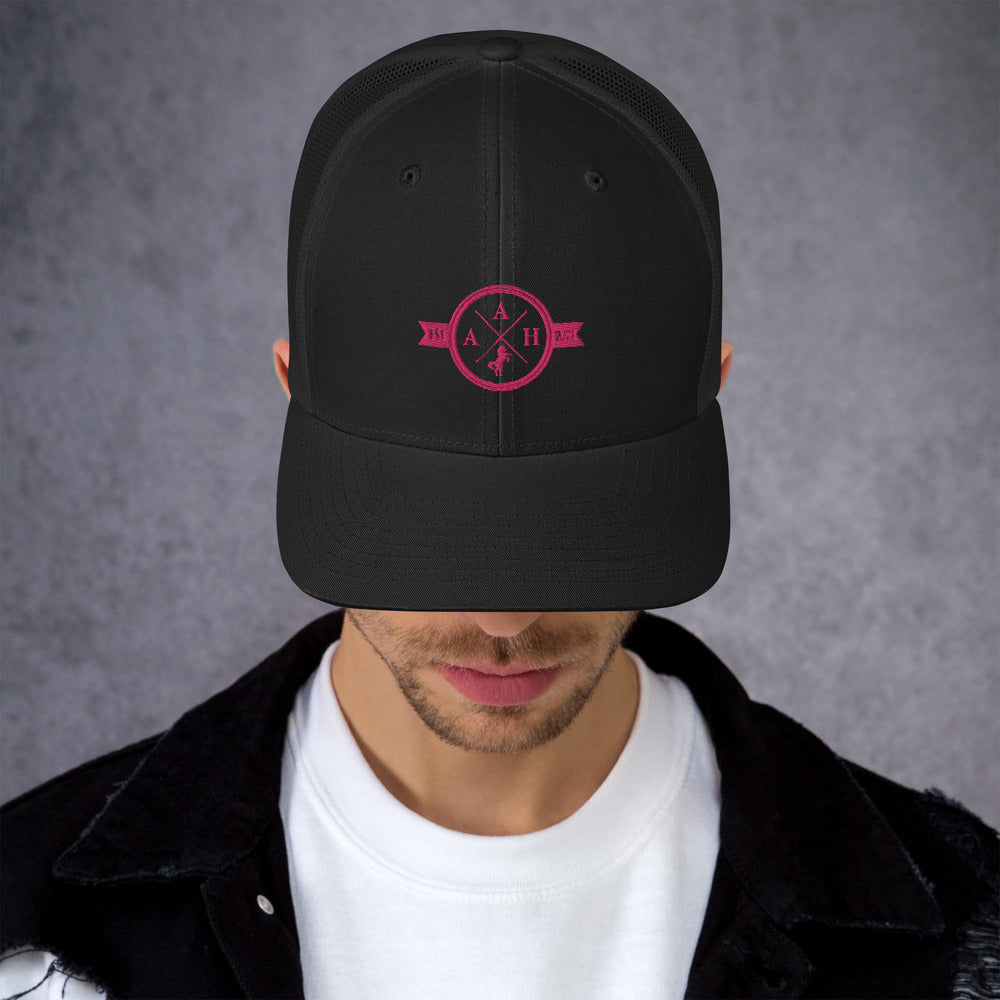 AAH Logo Pink! Trucker Cap