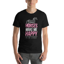 Load image into Gallery viewer, Horses=Happiness Short-Sleeve Unisex T-Shirt
