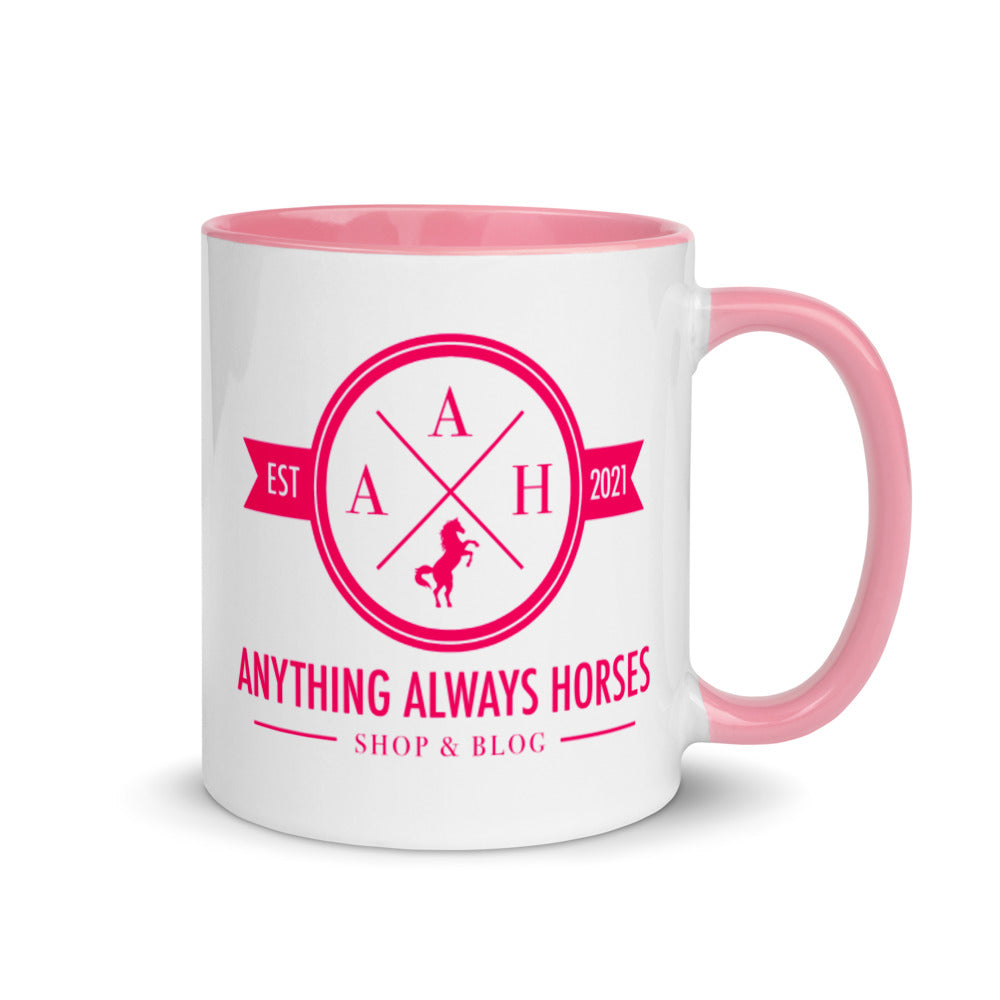 Happy Horses Pink Mug