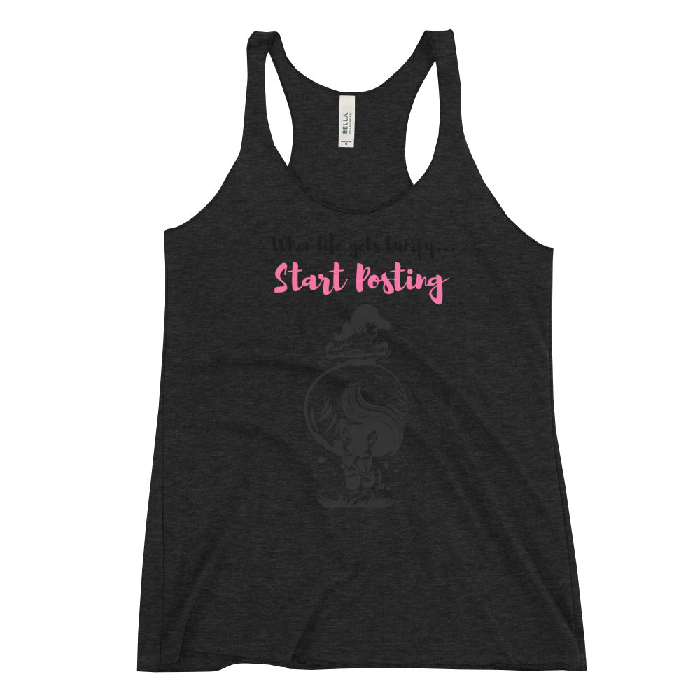 Start Posting! Women's Racerback Tank